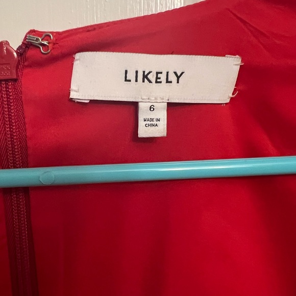 Cher dress in Red by brand Likely - Picture 6 of 7
